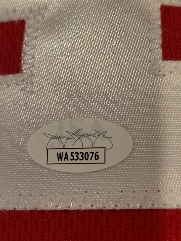 Футболка с автографом/подписью Элвина Хейза наклейка JSA Houston Rockets - Изображение 3 из 4