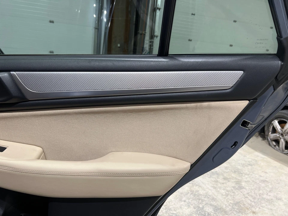 2015 - 2016 Subaru Legacy Passenger RH Right Ivory Rear Door Trim Panel - Image 3 of 4