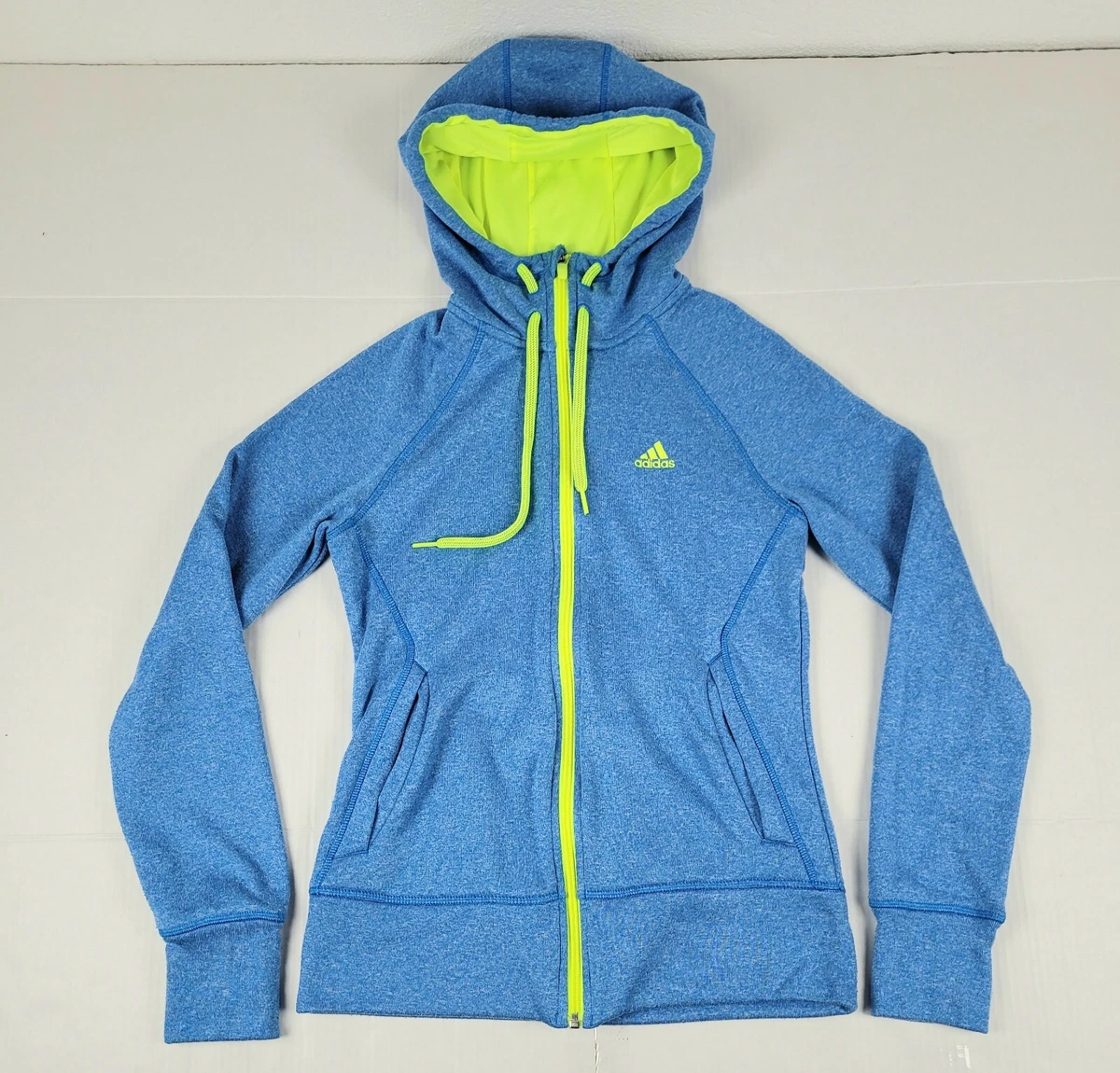 Adidas climawarm hotsell hoodie blue