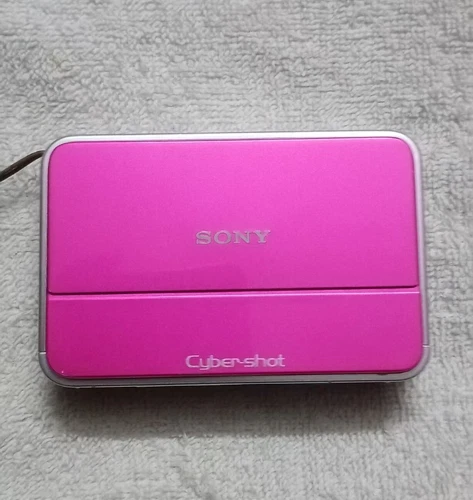 SONY Cyber-shot DSC-T2 8.1MP Vintage Digital Camera Pink 90% new - Picture 3 of 9