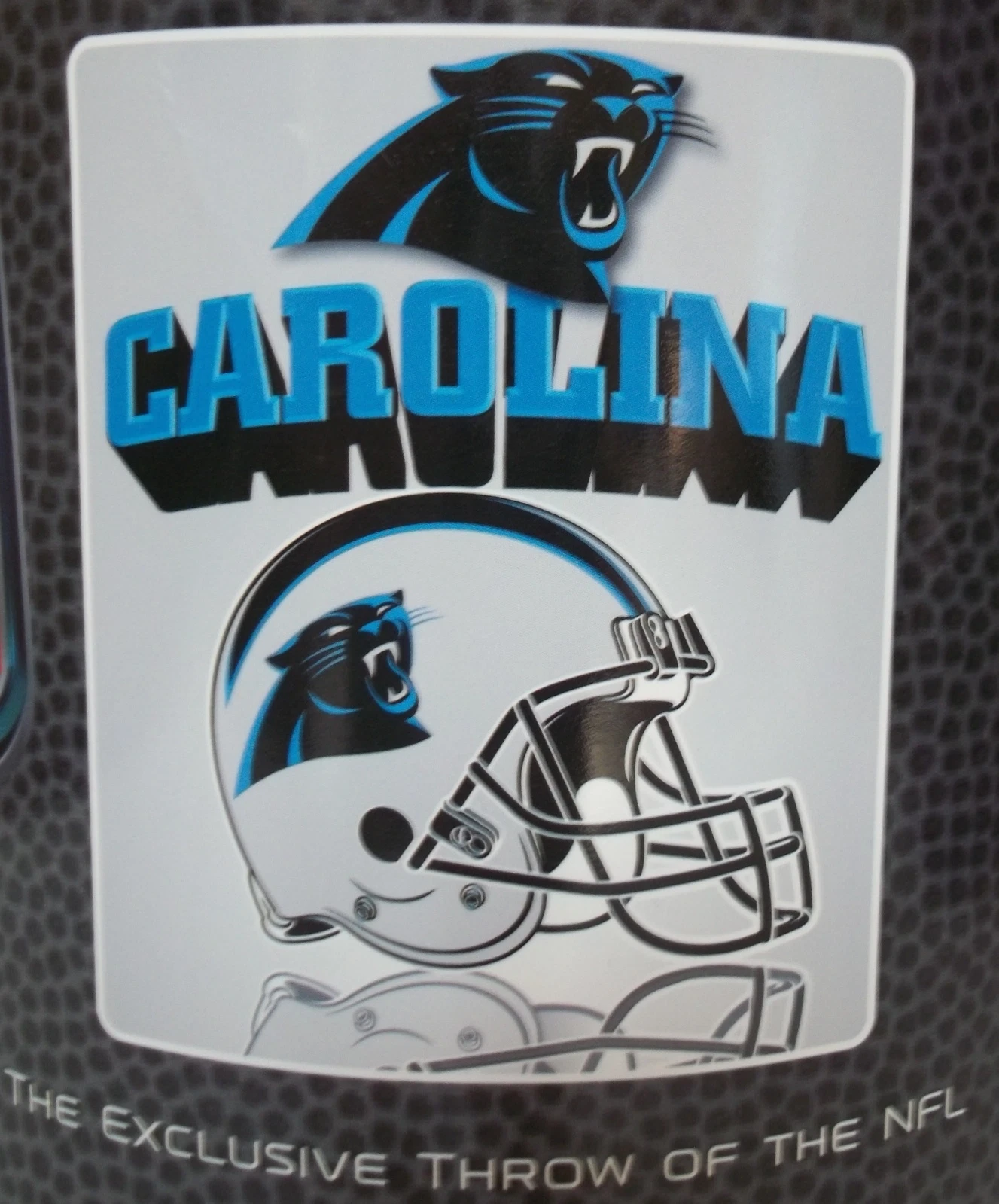 Mirror Grid Iron Fleece Throw Blanket