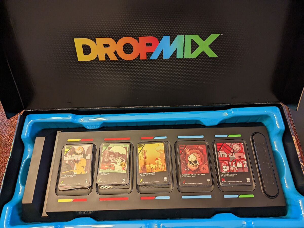 Hasbro - Harmonix - DropMix Music Mix Game System - Complete w 60 Cards  Open Box 630509600373