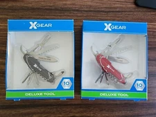 XGear Mini Deluxe 10 Function Stainless Steel Pocket Knife Tool ( 1 only)