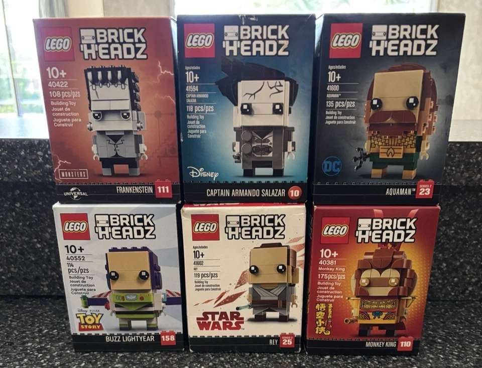 Лот товаров LEGO BRICKHEADZ (6 наборов) Star Wars / Disney / DC и многое другое - Изображение 2 из 4