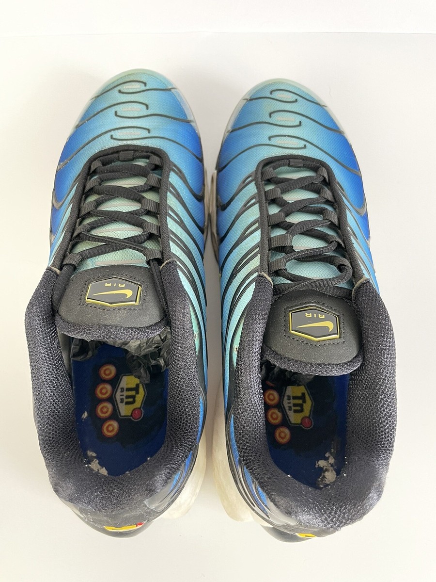 Nike Air Max Plus OG Tn Black Chamois-Sky Blue Men's 10 Rare Nike Air Max Plus OG Tn Black Chamois-Sky Blue Men's 10 Rare