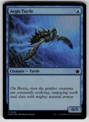 Aegis Turtle #150 Foil Foundations FDN Magic: The Gathering
