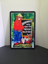 Remember Only You Can Prevent Wildfires 12×8 Smokey Bear Metal Sign