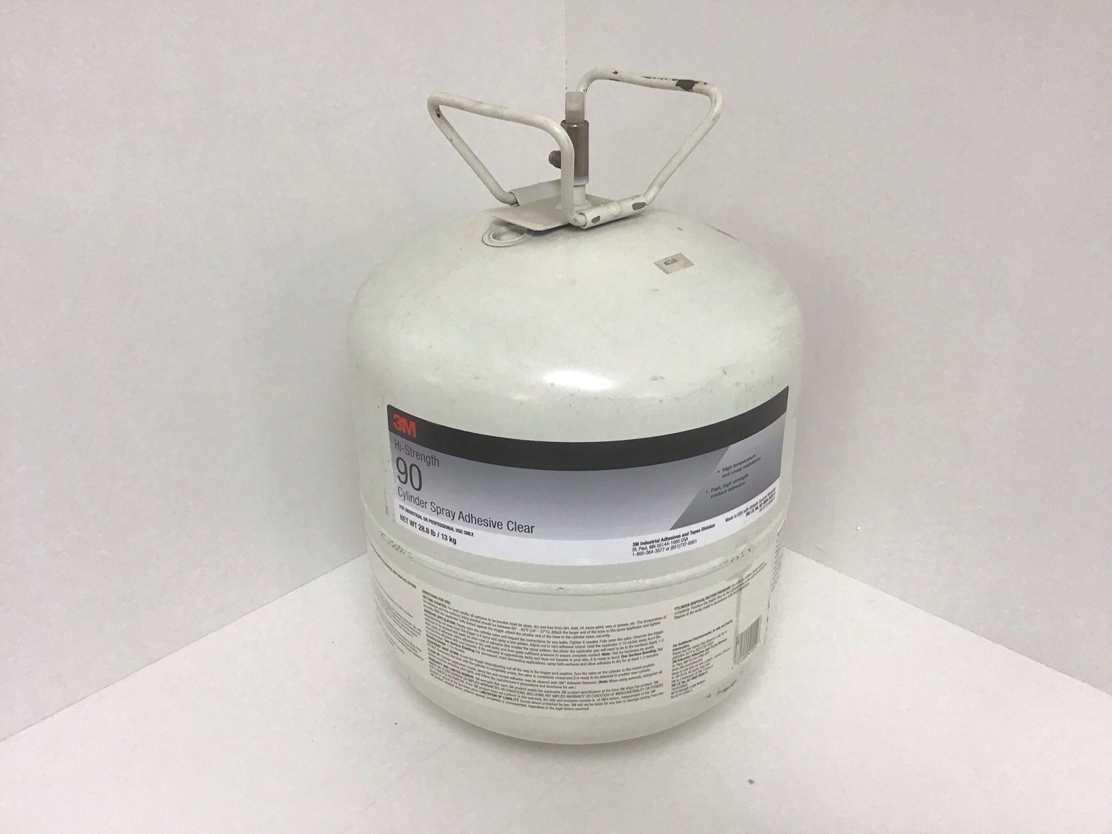 3M 90 High Strength Clear Contact Adhesive 28.8 Lb Cylinder 