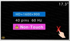 17.3" LCD Screen for HP Pavilion 17-G103DX 17-g192dx HD+ Non-Touch Display