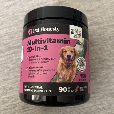 PetHonesty Multivitamin with Glucosamine Dog Supplement - 90 Count
