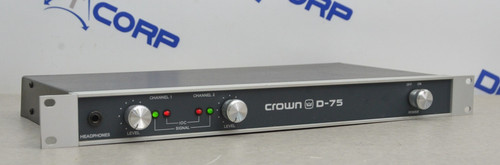 Crown D-75 2-Channel Stereo Power Amplifier