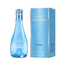 Image of DAVIDOFF COOL WATER WOMAN Eau de Toilette Spray 100ml *GENUINE* NEW