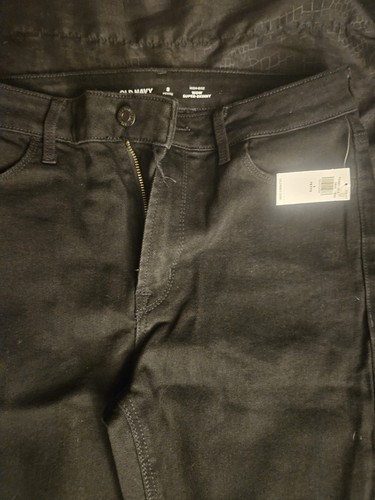 Old Navy High-Rise Super Skinny Jeans - 8 Petite Black