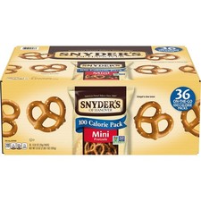 Mini bretzels Snyder's of Hanover, 100 calories 0,92 once (paquet 36)