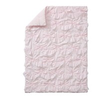 Pottery Barn Kids LoveShackFancy Sweet Dreams Ruffled Bow Baby Quilt brand New