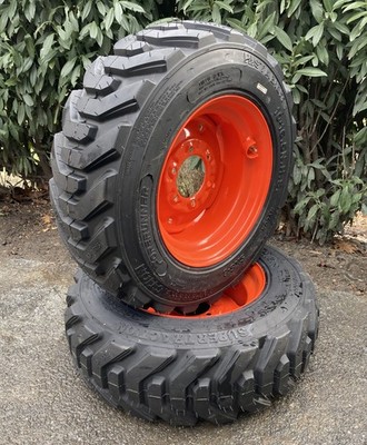 HD 10-16.5 SKS-8 Tires/Rims for some Kubota & Kioti Tractor Fronts