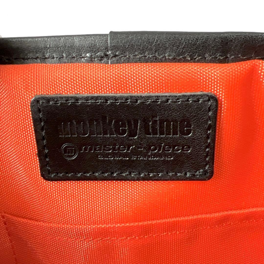 Master-piece x Monkey Time Leopard Leather Docume… - image 12
