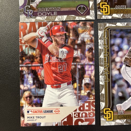 Lotto Inserti Foil Allenamento Primavera 2025 Topps Serie 1 Baseball (x12) Trota RC ๐ฅ - Foto 3 di 7