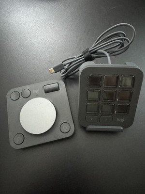 Logitech MX Creative Console Programmable Keypad Dialpad Graphite 920-012660