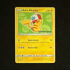 The Pokémon Company Ash's Pikachu SM112 SM Promo Regular English 2017 70HP on eBay