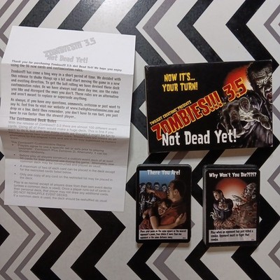 Twilight Creations Boardgame Zombies!!! 3.5 - Not Dead Yet! 50 Cards & Box 