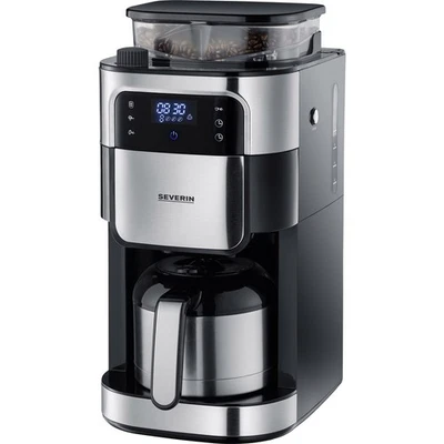 Severin Filterkaffeemaschine mit Mahlwerk und Edelstahl-Thermokanne, Kaffeema... - Bild 1 von 4