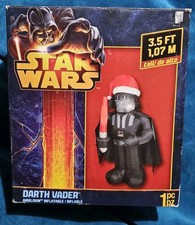 Gemmy Inflatable Star Wars Darth Vader Airblown Rare 3.5 ft.