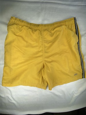 Men s VINTAGE GAP SWIM Trunks Size Large Yellow
