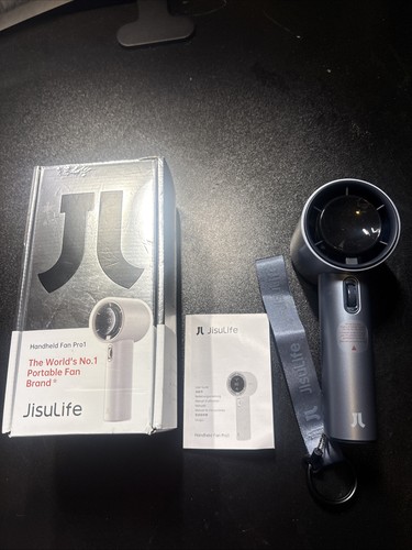 JISULIFE Portable Handheld Fan Pro 1 Speed (1-100) Adjustable Turbo Mini Fan