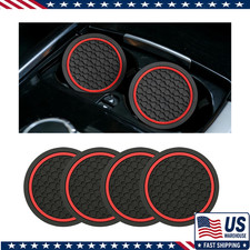 4 Pcs 2.75 Inch Car Coasters Non-slip Waterproof Pvc Cars Trucks Rvs 4 Pcs 2.75 Inch Car Coasters Non-slip Waterproof Pvc Cars Trucks Rvs