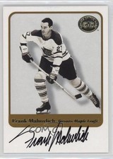 2001-02 Fleer Greats of the Game Auto Frank Mahovlich Auto HOF i9o