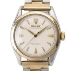 Rolex Oyster Perpetual 6084 Chronometer Men's Watch Swiss Automatic Vintage 34mm