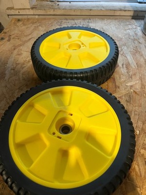 (2) Walk behind Wheels for John Deere AM115138 M111151 12SB 14SB 14SE JE75 JX75-