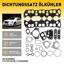 Dichtungssatz Ölkühler 6421800165 Für Chrysler Jeep Mercedes W203 W211 W212 S211