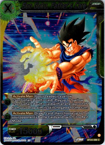 Son Goku, Father's Care BT24-086 card