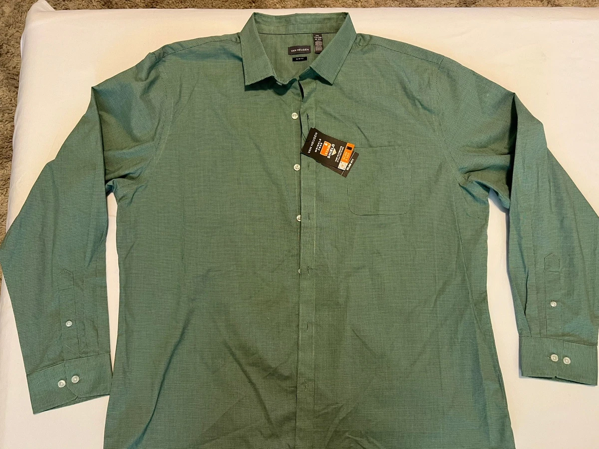 van heusen green dress shirt Shirts for Men for sale Short sleeve
