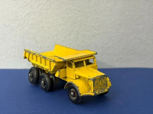 Vintage Matchbox Lesney No 6 Dump Truck EUCLID Die Cast England Yellow 1960s