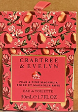 Crabtree Evelyn Pear Pink Magnolia Perfume Spray Eau De Toilette EDT 1.7 oz