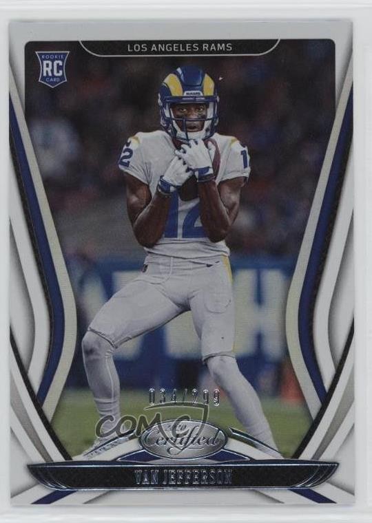 2020 Certified Rookies Mirror 34/299 Van Jefferson #127 Rookie RC 06xl
