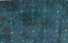 25-8-217 Cotton Fabric-CLASSIC COTTONS-1 YD 31" X 42" 2002-BLUE YELLOW PRINT