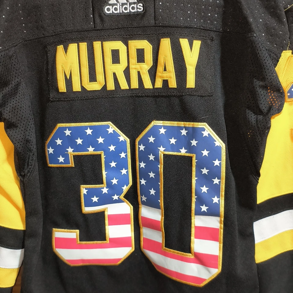 Rare Adidas Matt Murray Pittsburgh Penguins With US Flag #30 Womens S/M Jersey - Image 2 of 4
