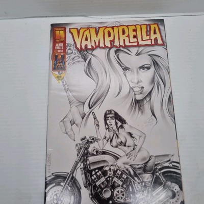 Vampirella Monthly #24B Conner B&W Variant 2000 Harris Comics Rare Vintage VGC 