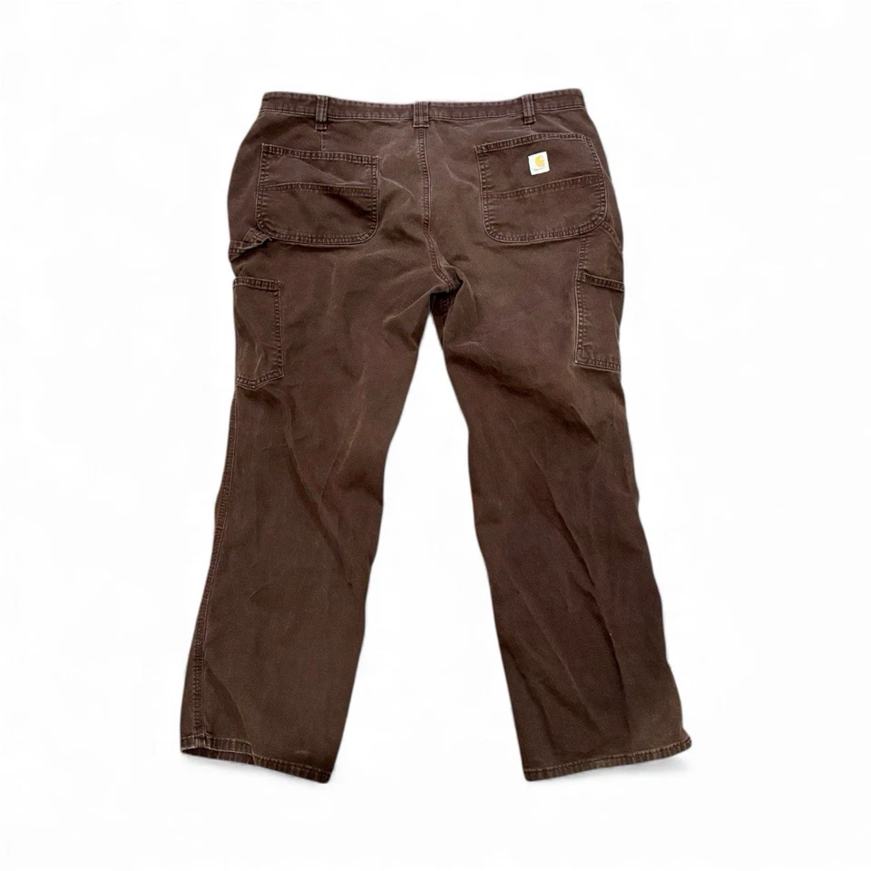 Carhartt Pants Womens 18 Short Brown Rugged Flex Loose Fit Canvas Work Utility - Image 3 of 4