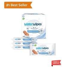 Sensitive Newborn  Baby Wipes, 3-In-1 Cleans, Cares, Protects, 99.9 Water,...