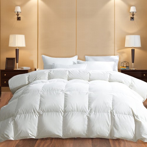 COMFORTER WARM & ANTI ALLERGY SUPER SOFT FOR ALL SEASON EGYPTIAN COTTON 10.5 TOG - Picture 1 of 84