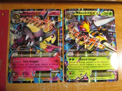 Lp Pokemon Jumbo Oversized Card Ex Lot F Mega Mawile Xy104 Beedrill Xy158 Promo Ebay