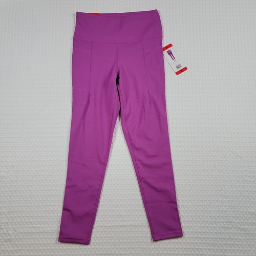 Danskin 7/8 Length Lightweight Legging Pink Meadow Mauve Size Medium NWT - Picture 6 of 14