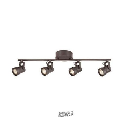 Mountainbrook 2 ft. 4-Light Bronze Integrated LED Fixed Track Lighting Kit - Picture 2 of 2