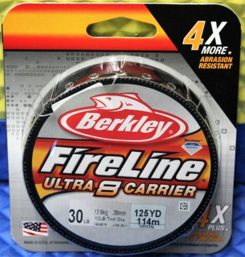 Berkley FireLine Ultra8Carrier 125YDS Crystal BU8FLFS-CY CHOOSE YOUR LINE WEIGHT - Picture 10 of 10