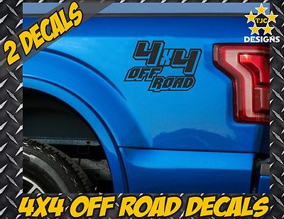 4x4 Off Road US Flag Truck Bed Decal Set GLOSS BLACK For Ford F-150 Super Duty - Foto 9